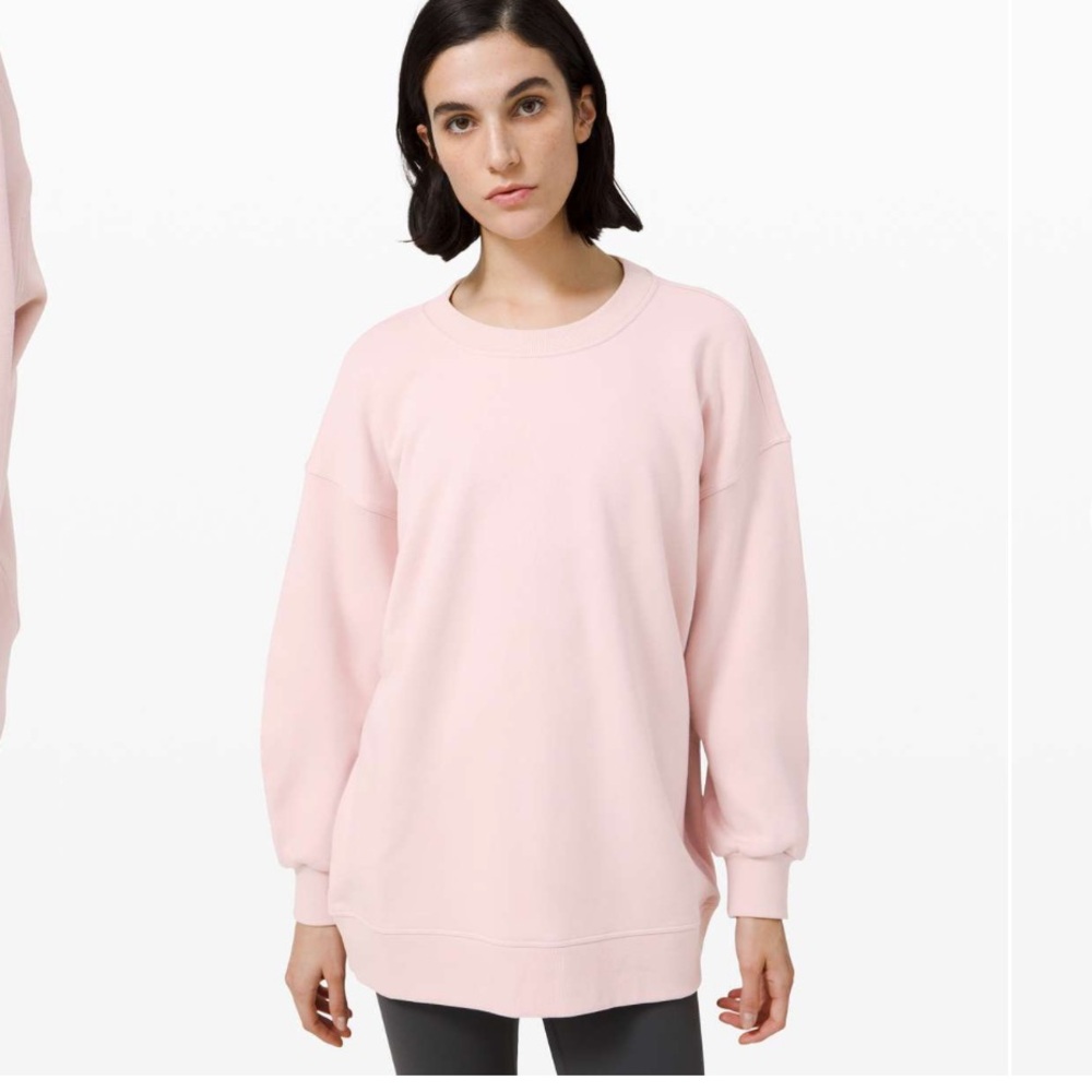 lululemon pink crewneck